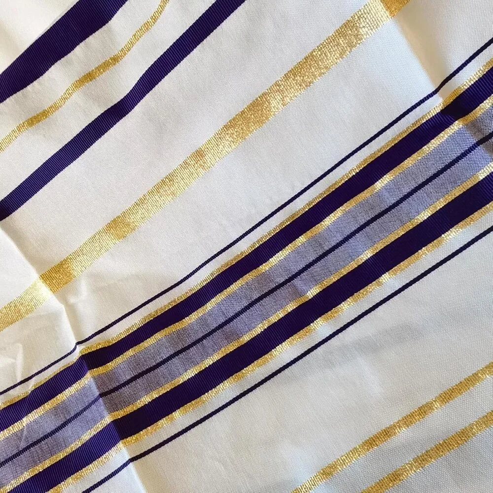 Women's Star of David Prayer Shawl Multi-Pack Poly Sacred Religious Gift - Picture 4 of 5